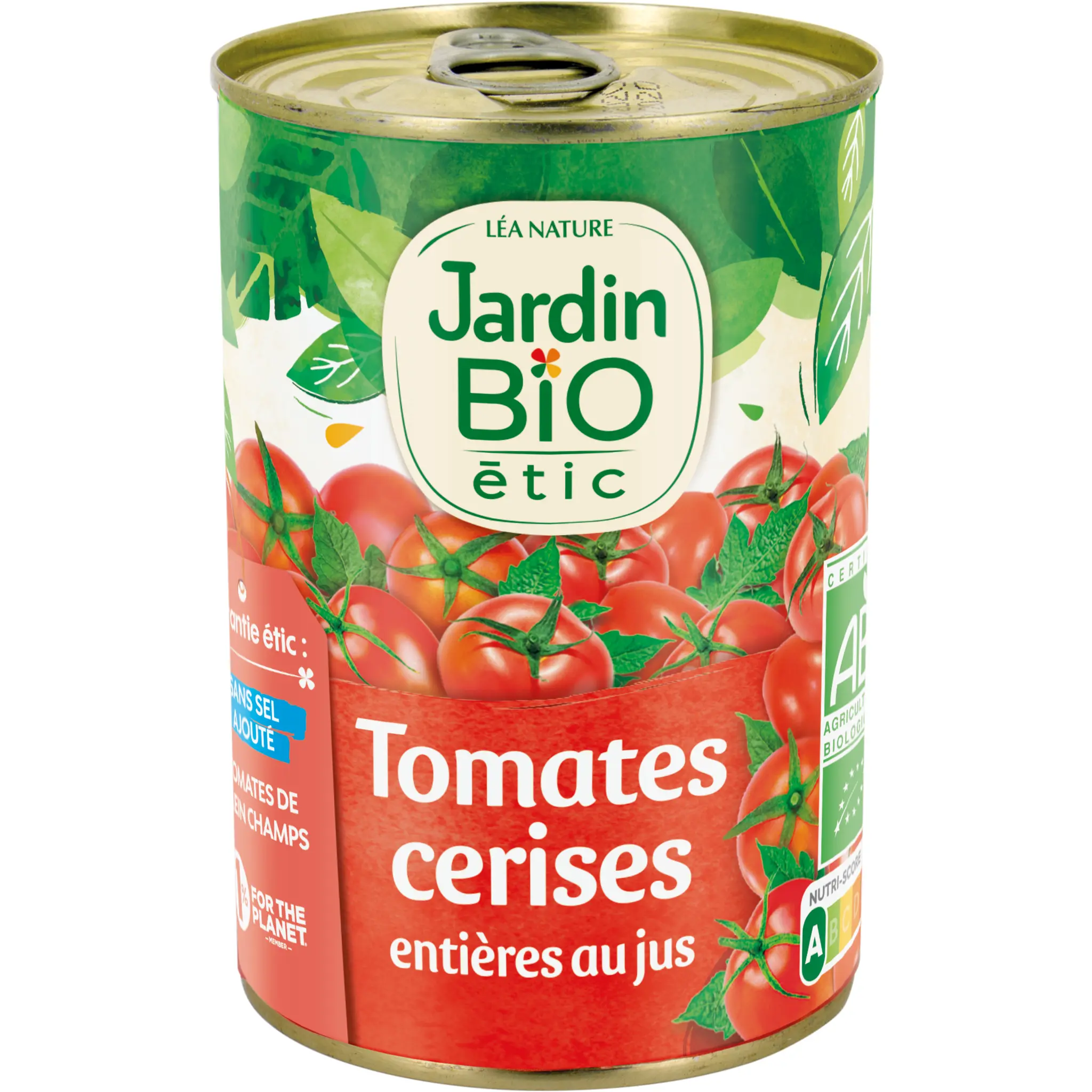 JARDIN BIO ETIC Tomates cerises entières au jus