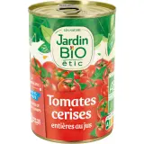 JARDIN BIO ETIC Tomates cerises entières au jus