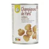 POUCE Champignons de Paris entiers au naturel 1er choix