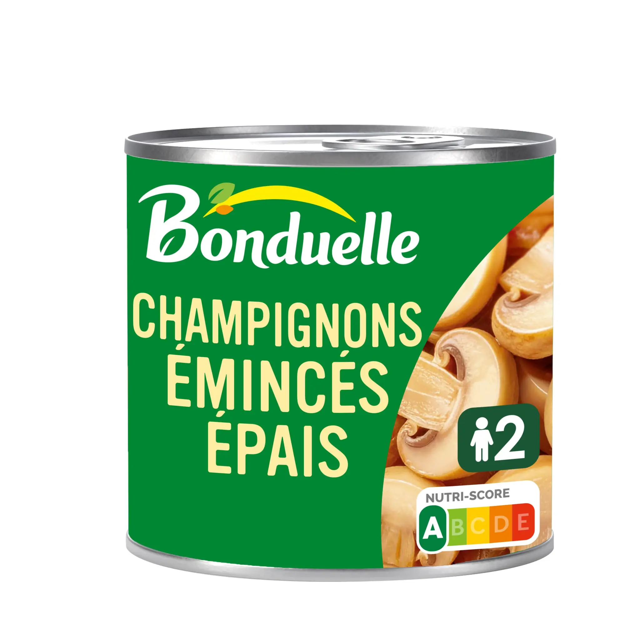 BONDUELLE Champignons émincés épais sans sulfite