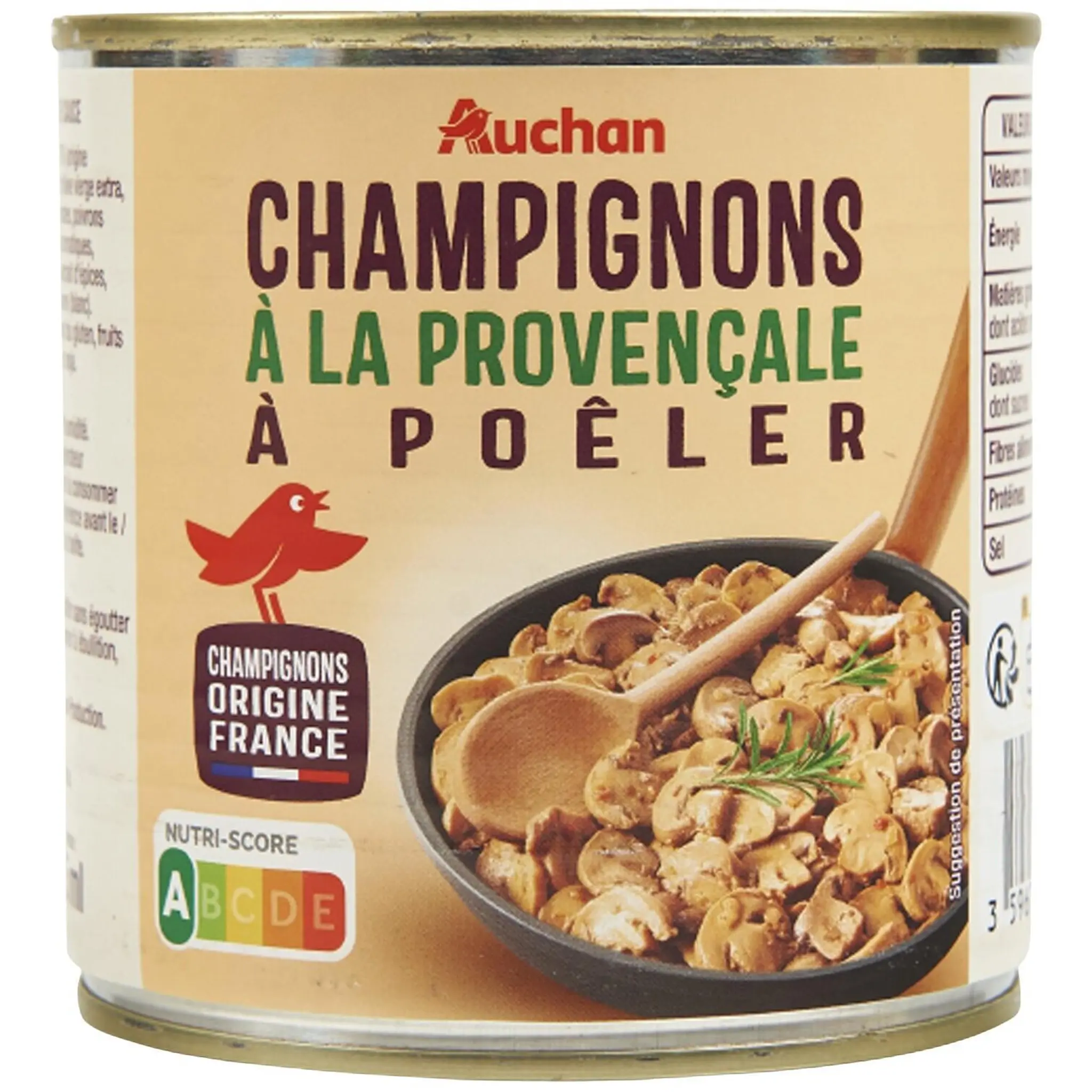 AUCHAN Champignons à la provençale à poêler