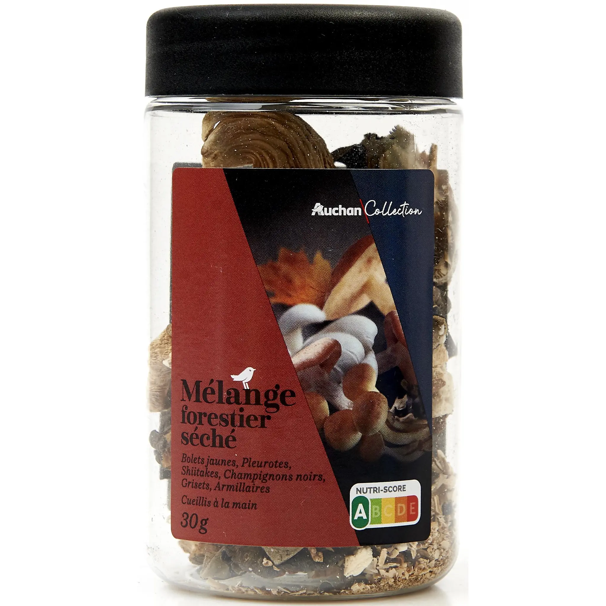 AUCHAN COLLECTION Mélange champignons forestiers séchés