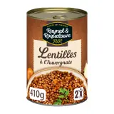 RAYNAL ET ROQUELAURE Lentilles cuisinées à l'auvergnate