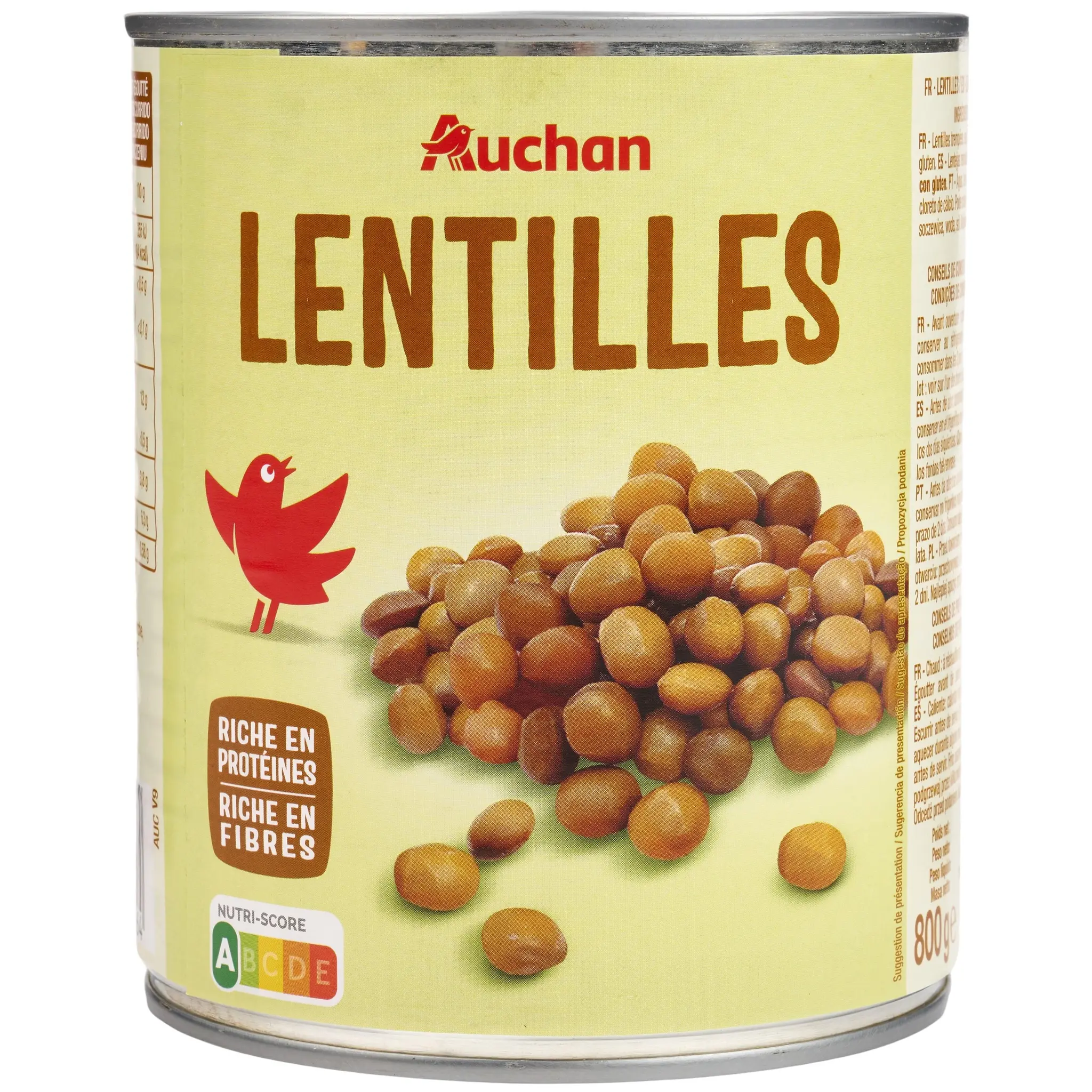 AUCHAN Lentilles