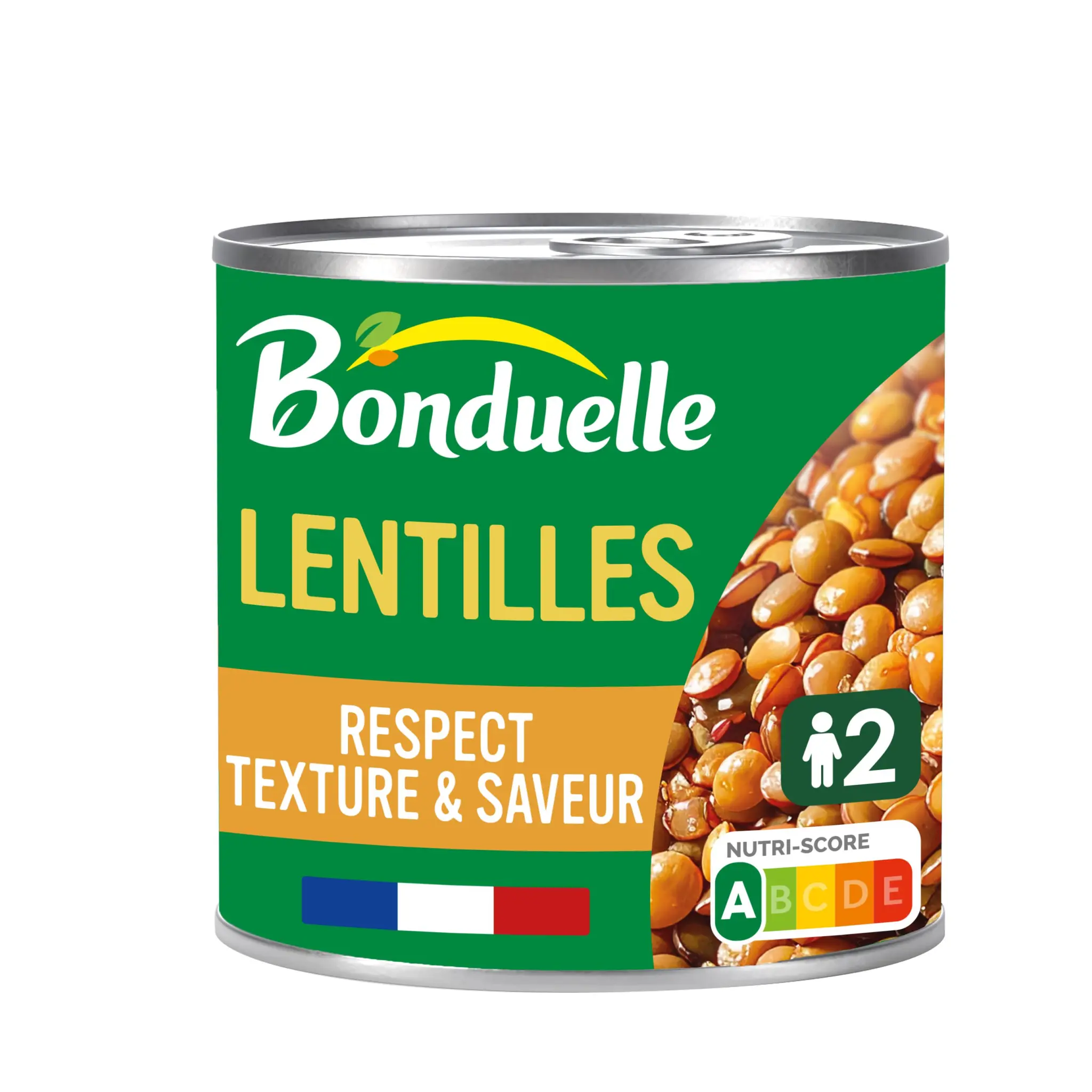 BONDUELLE Lentilles cuites dans très peu de jus