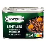 CASSEGRAIN Lentilles préparées tendres et fondantes