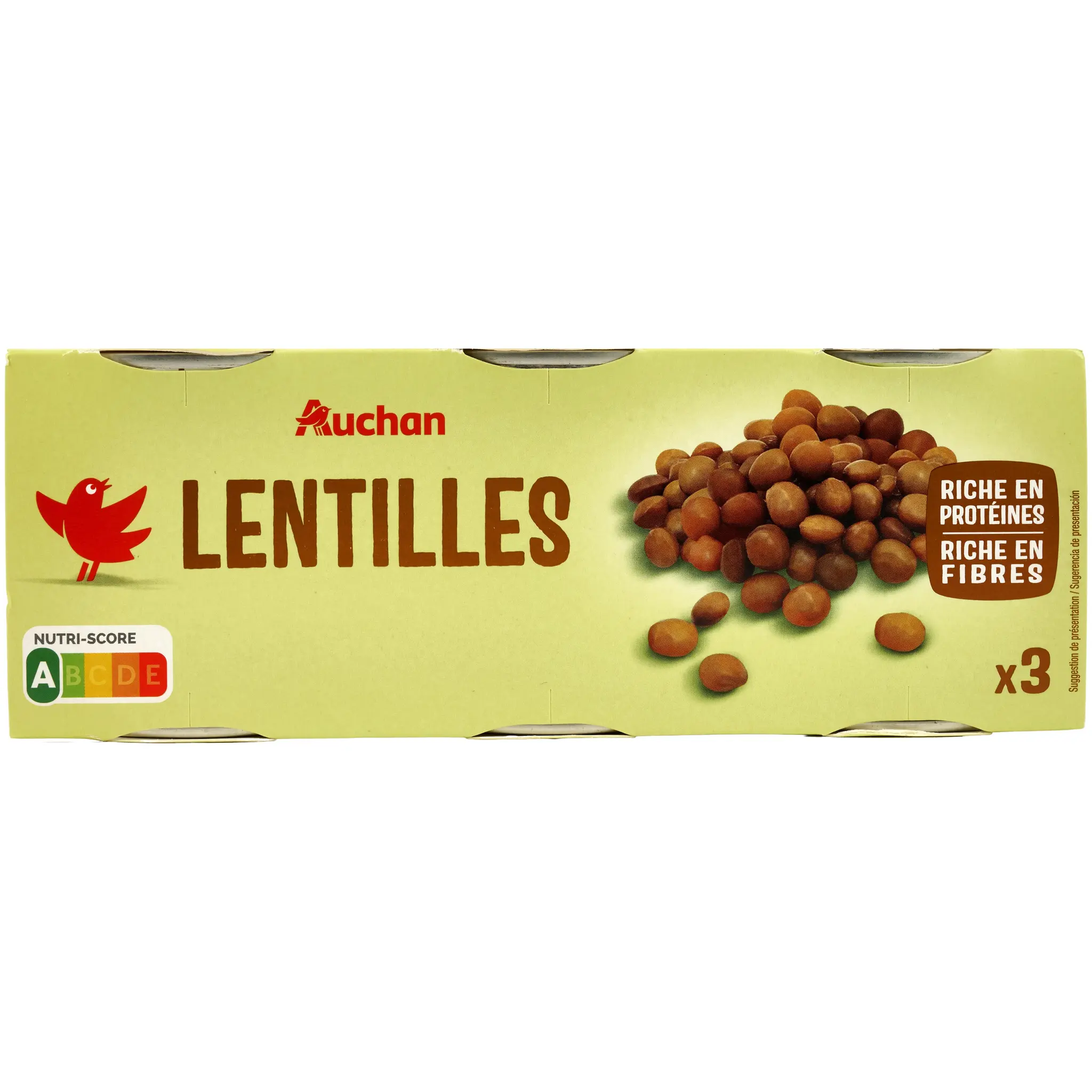 AUCHAN Lentilles