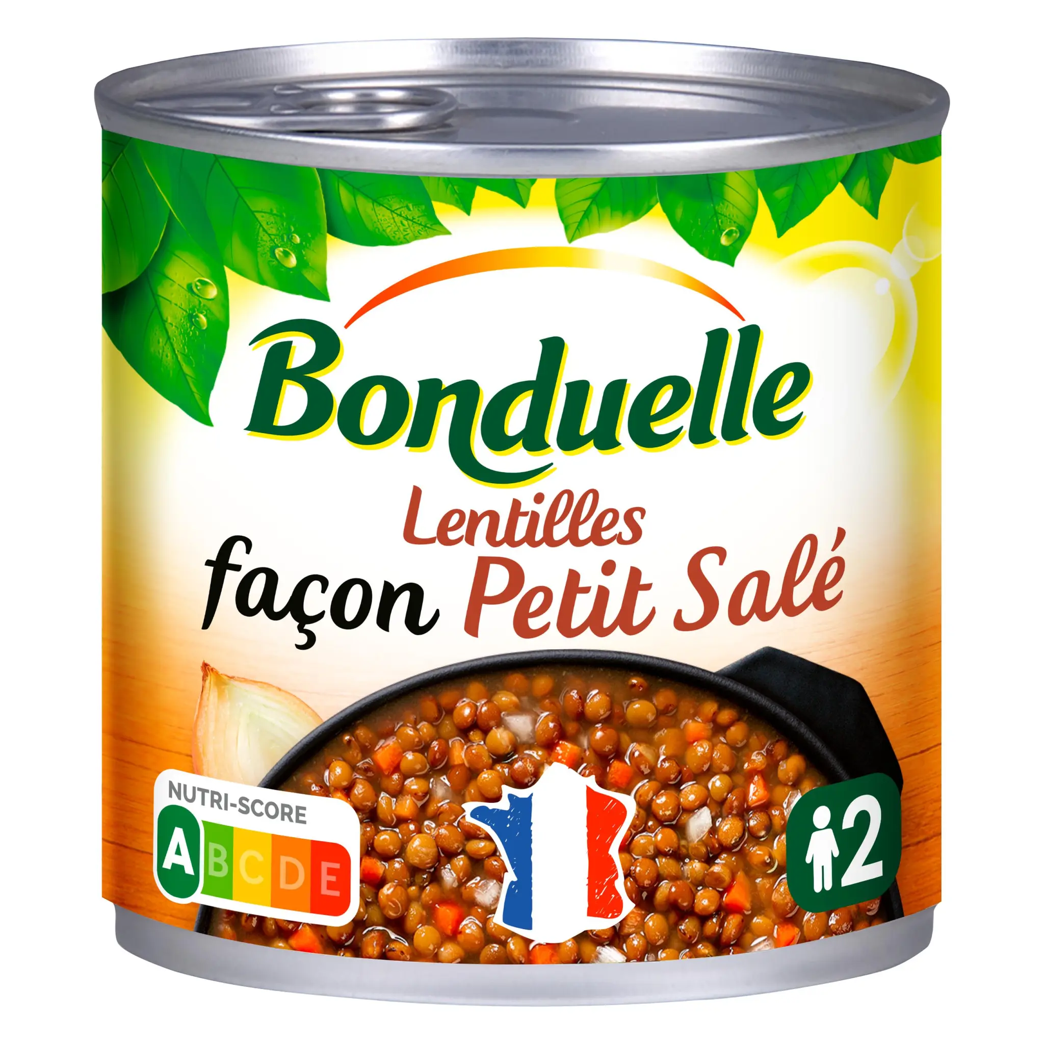 BONDUELLE Lentilles façon petit salé