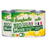 BONDUELLE Maïs sans sucres ajoutés bio