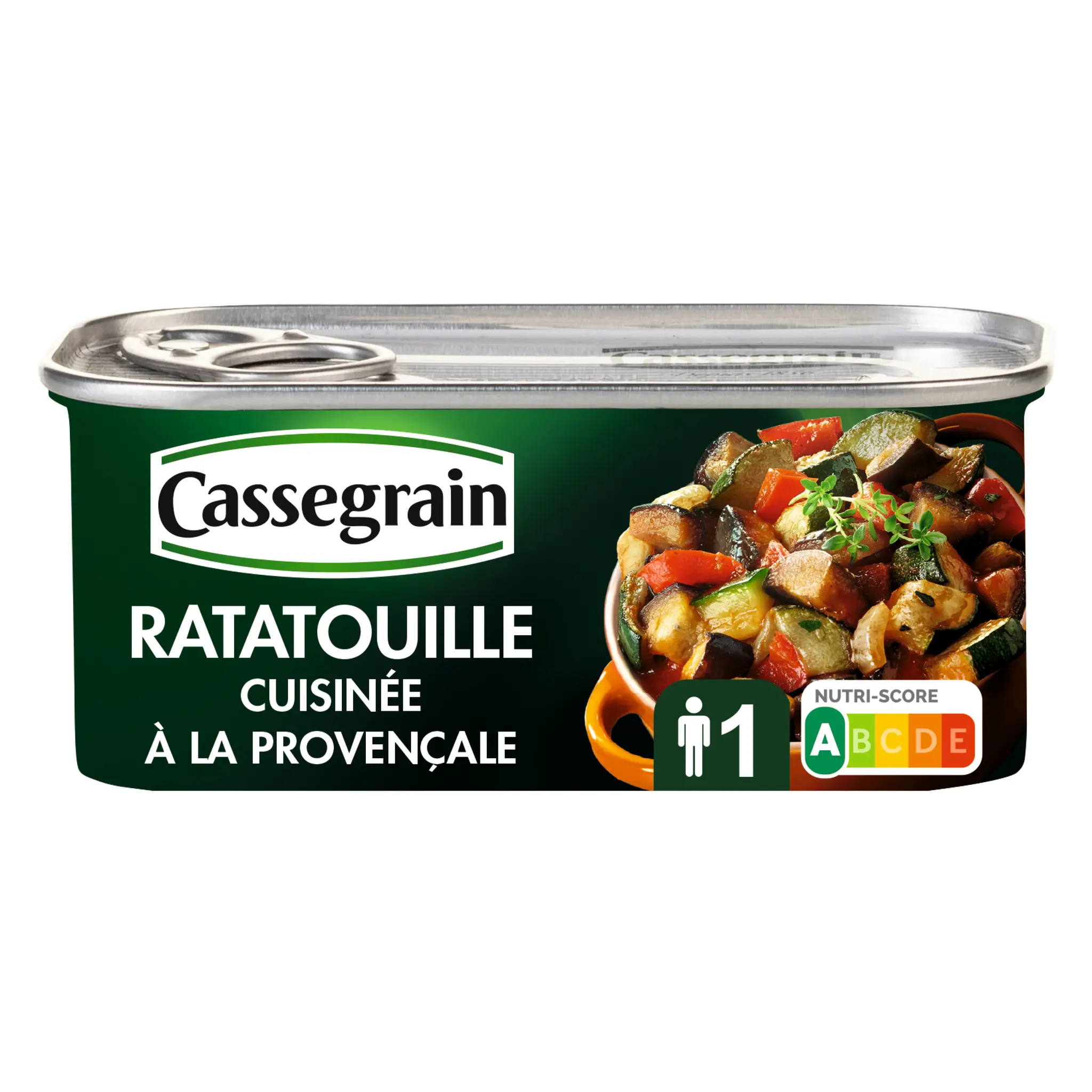 CASSEGRAIN Ratatouille cuisinée à la provençale