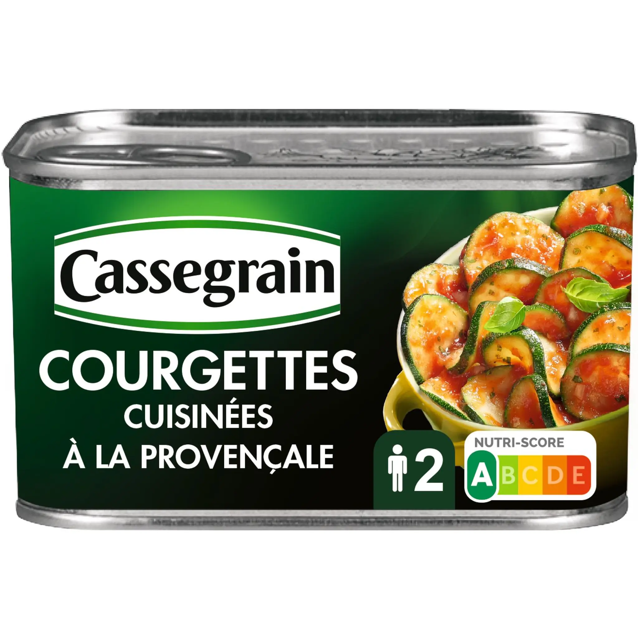 CASSEGRAIN Courgettes cuisinées à la provençale