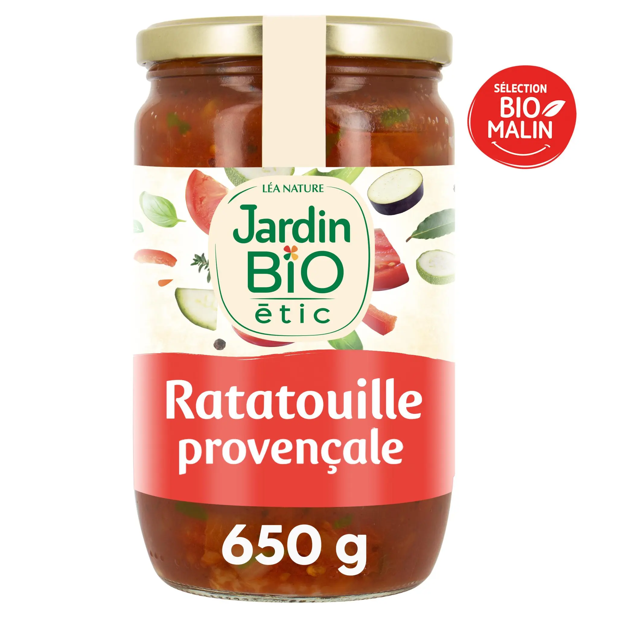 JARDIN BIO ETIC Ratatouille à la provençale bio en bocal