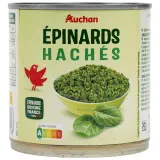 AUCHAN Epinards hachés