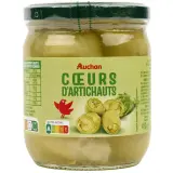 AUCHAN Coeurs d'artichauts en bocal