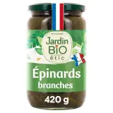JARDIN BIO ETIC Epinards de France en branches bio bocal