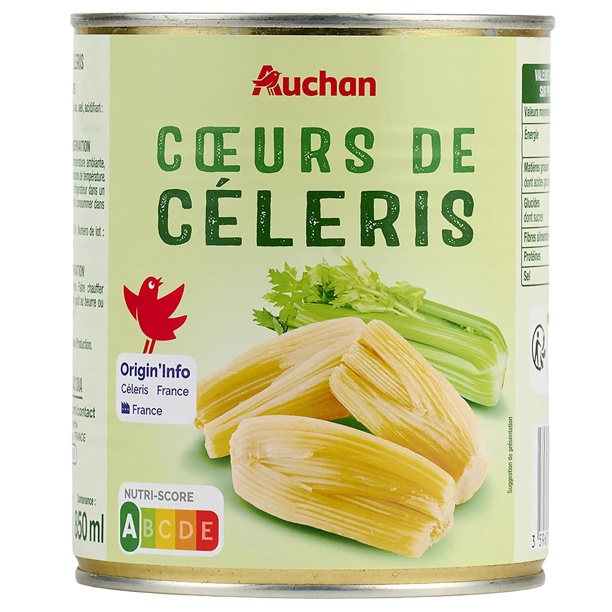 AUCHAN Cœurs de céleri