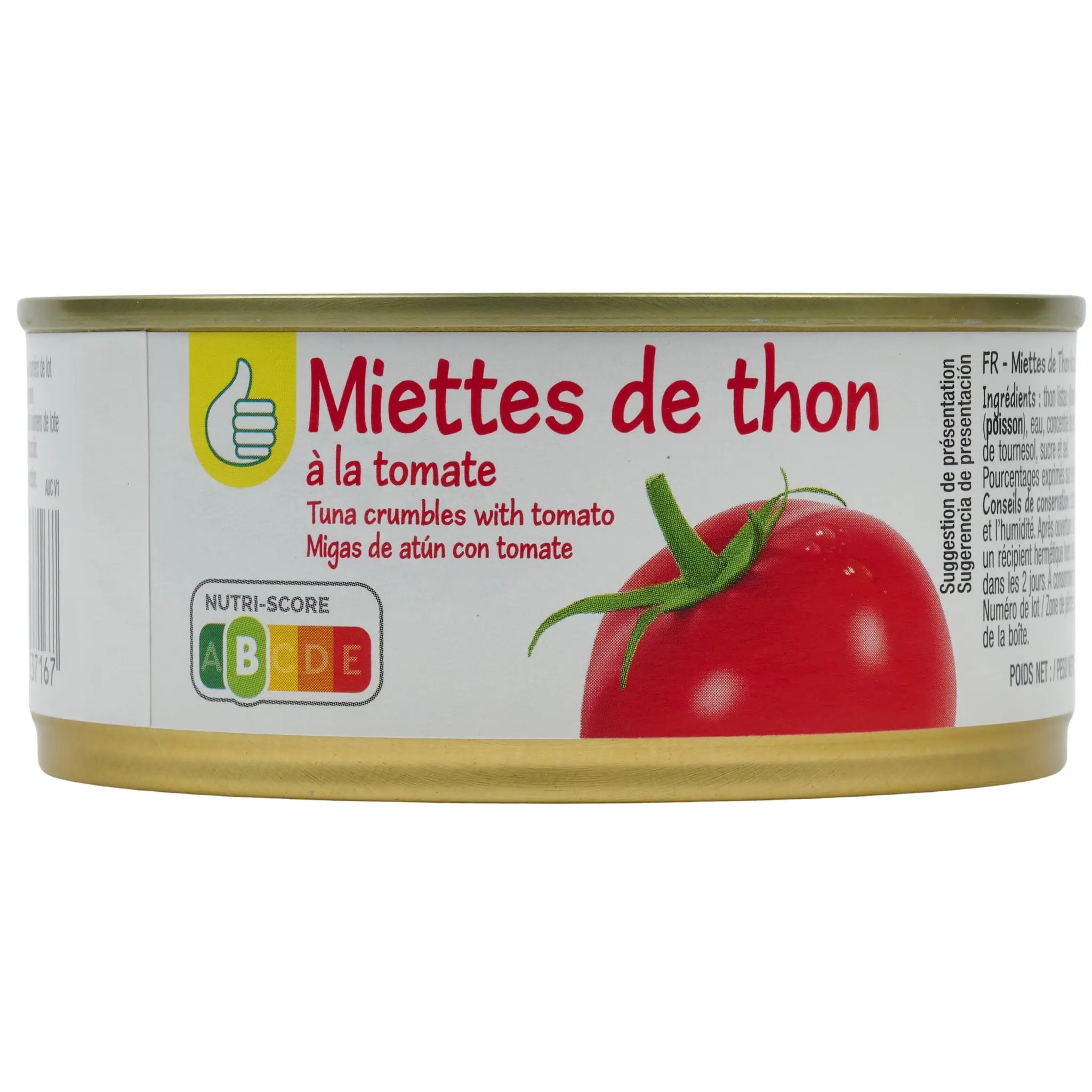 POUCE Miettes de thon à la tomate