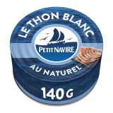 PETIT NAVIRE Thon germon blanc au naturel