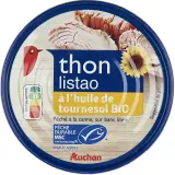 AUCHAN Thon listao MSC à l'huile de tournesol