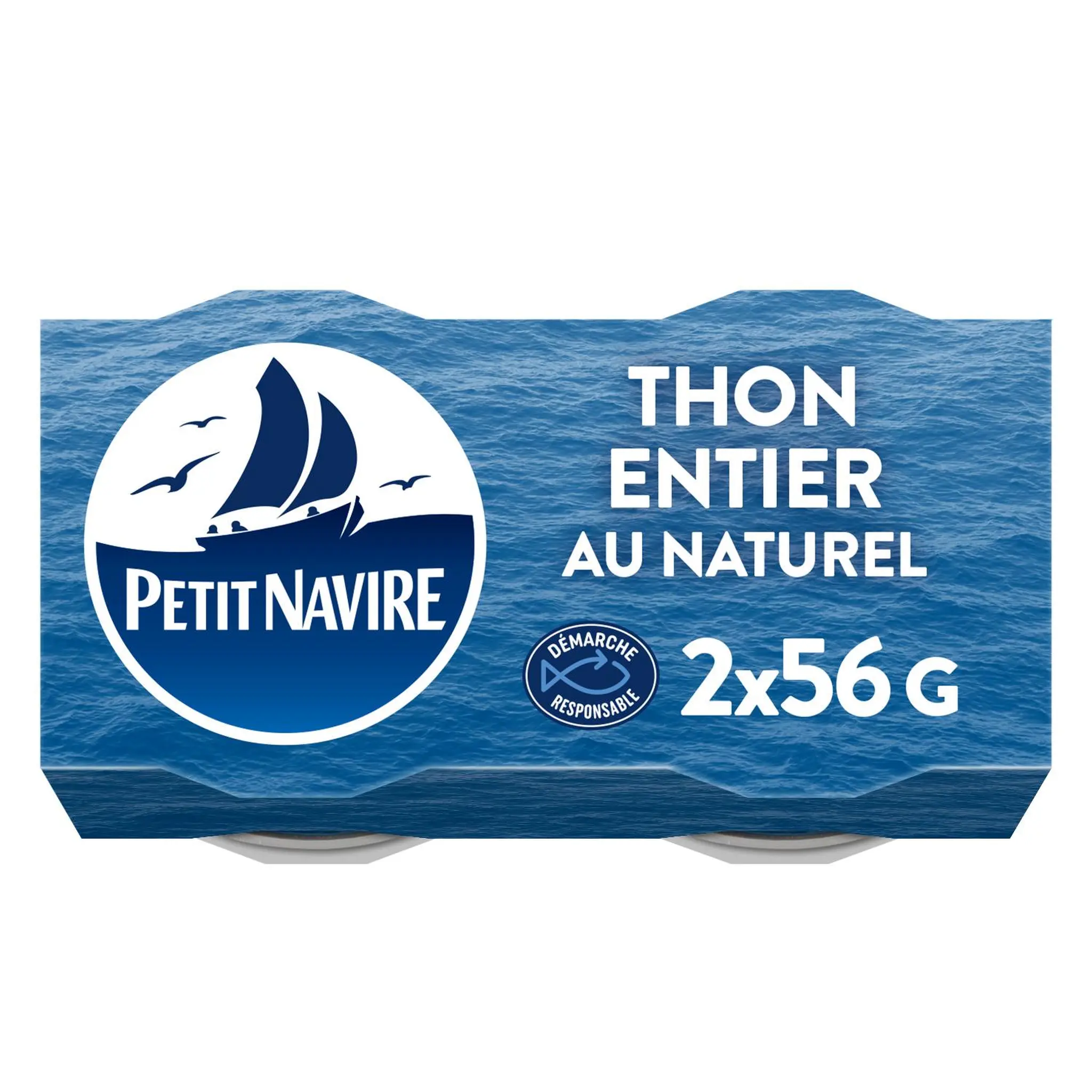 PETIT NAVIRE Thon albacore entier au naturel démarche responsable