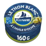 PETIT NAVIRE Thon blanc à l'huile d'olive vierge extra