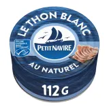 PETIT NAVIRE Thon blanc entier MSC au naturel