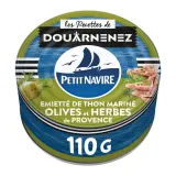 PETIT NAVIRE Émietté de thon mariné aux olives et herbes de Provence