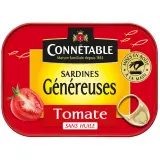 CONNETABLE Sardines généreuses à la sauce tomate sans huile