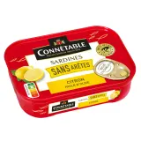 CONNETABLE Sardines sans arêtes au citron à l'huile d'olive