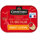 CONNETABLE Sardines au piment de Cayenne