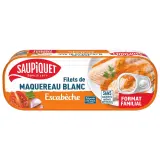 SAUPIQUET Maquereaux blancs filets à l'escabèche format familial