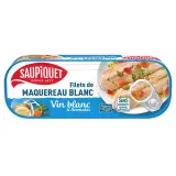 SAUPIQUET Filets de maquereau blanc au vin blanc et aromates