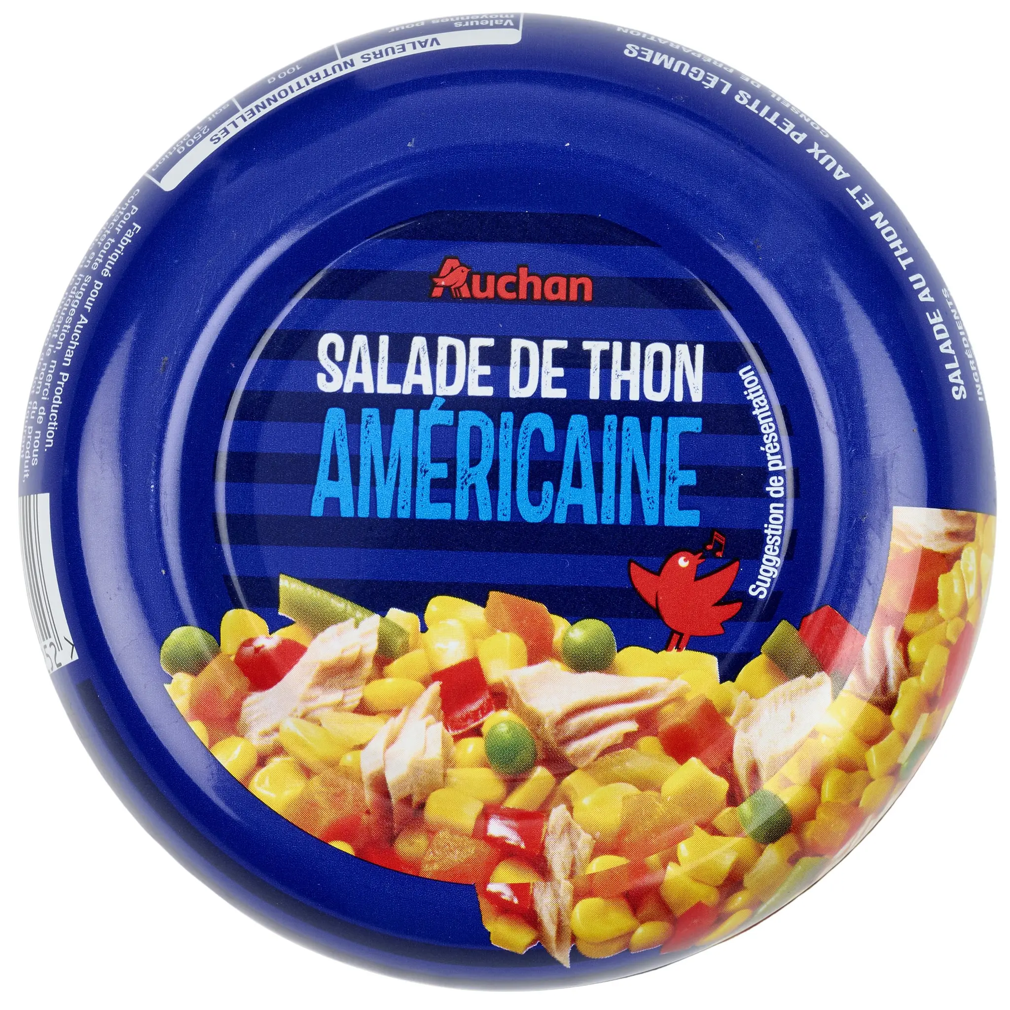 AUCHAN Salade américaine au thon