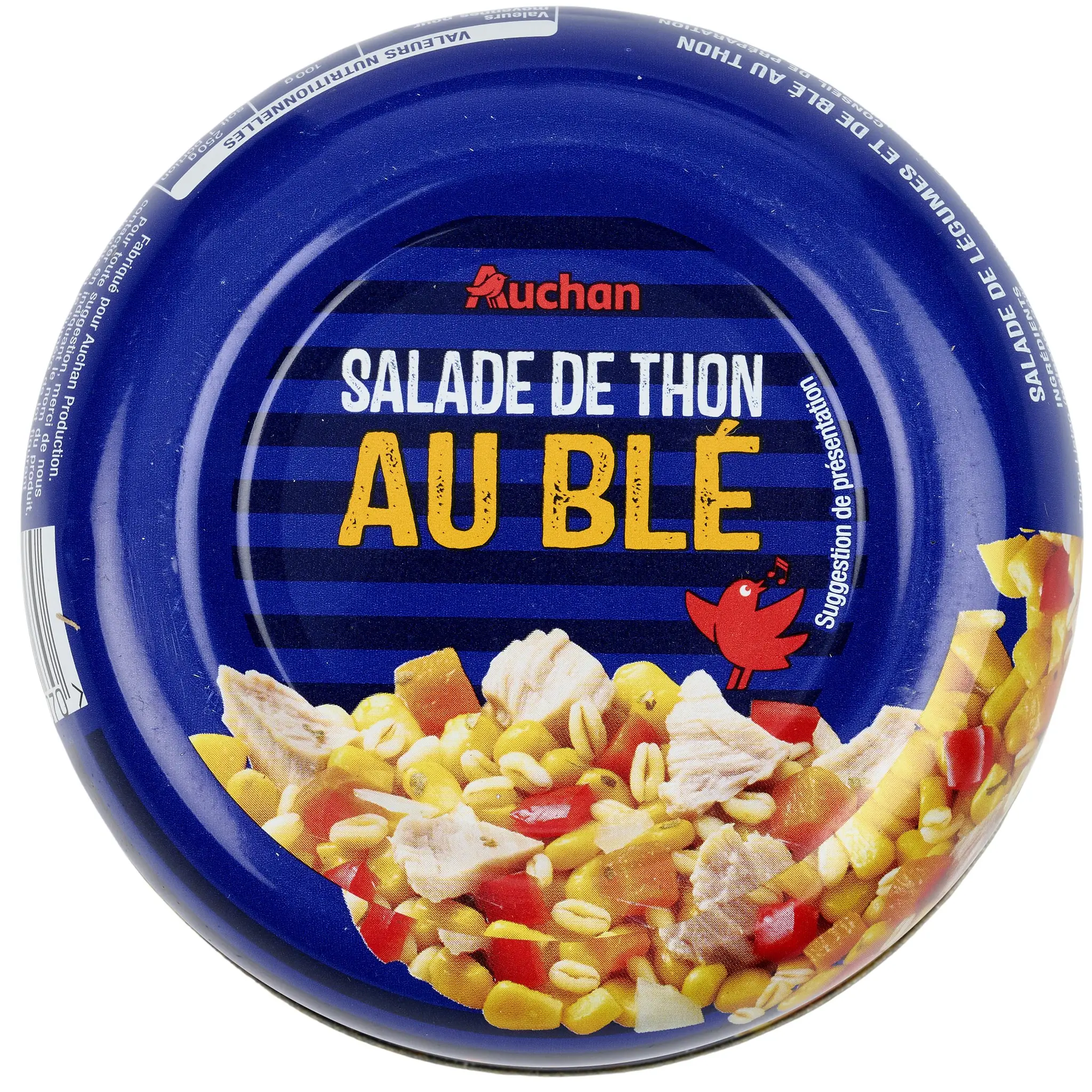 AUCHAN Salade de thon au blé gourmand