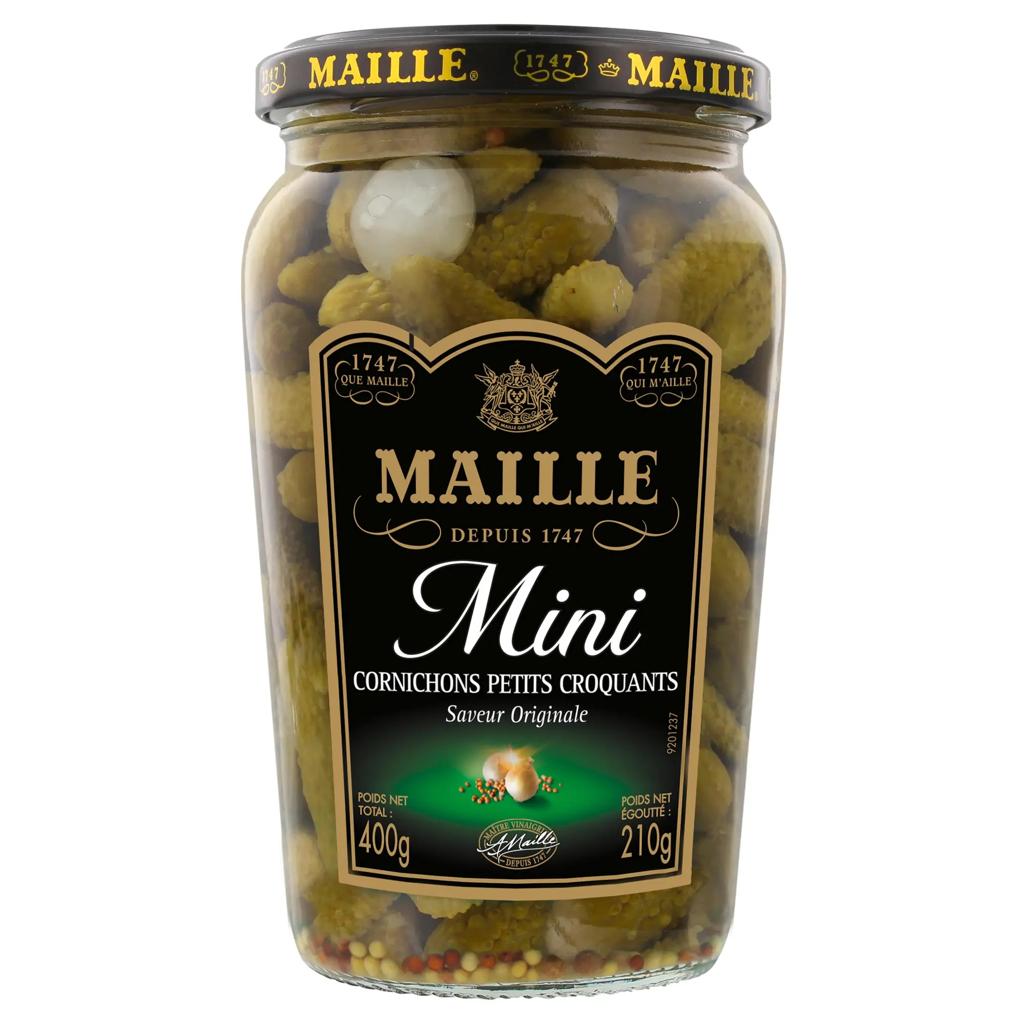 MAILLE Mini cornichons croquants saveur originale