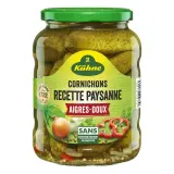 KUHNE Cornichons recette paysanne aigres-doux