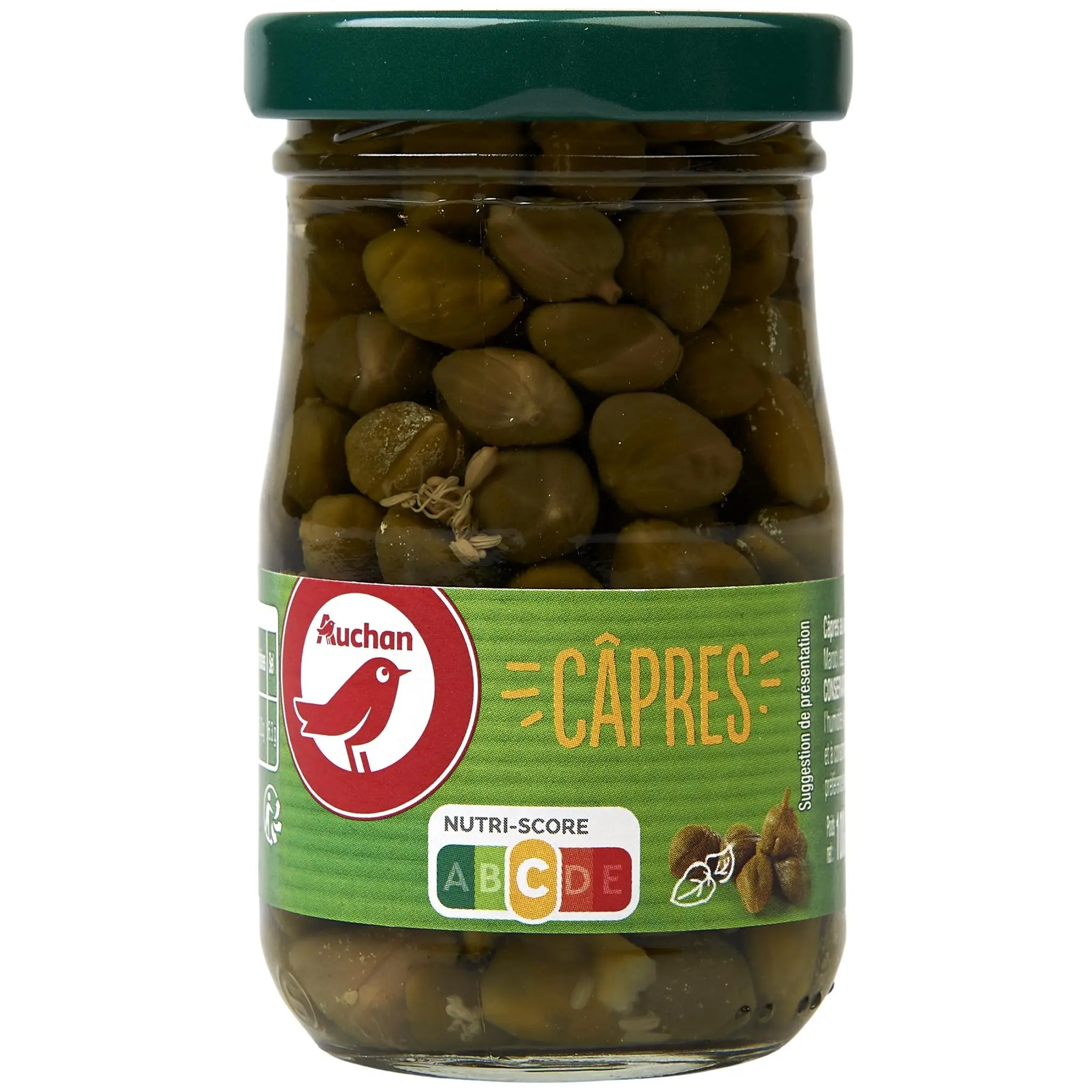 AUCHAN Câpres en bocal