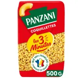 PANZANI Coquillettes cuisson rapide 3min blé français