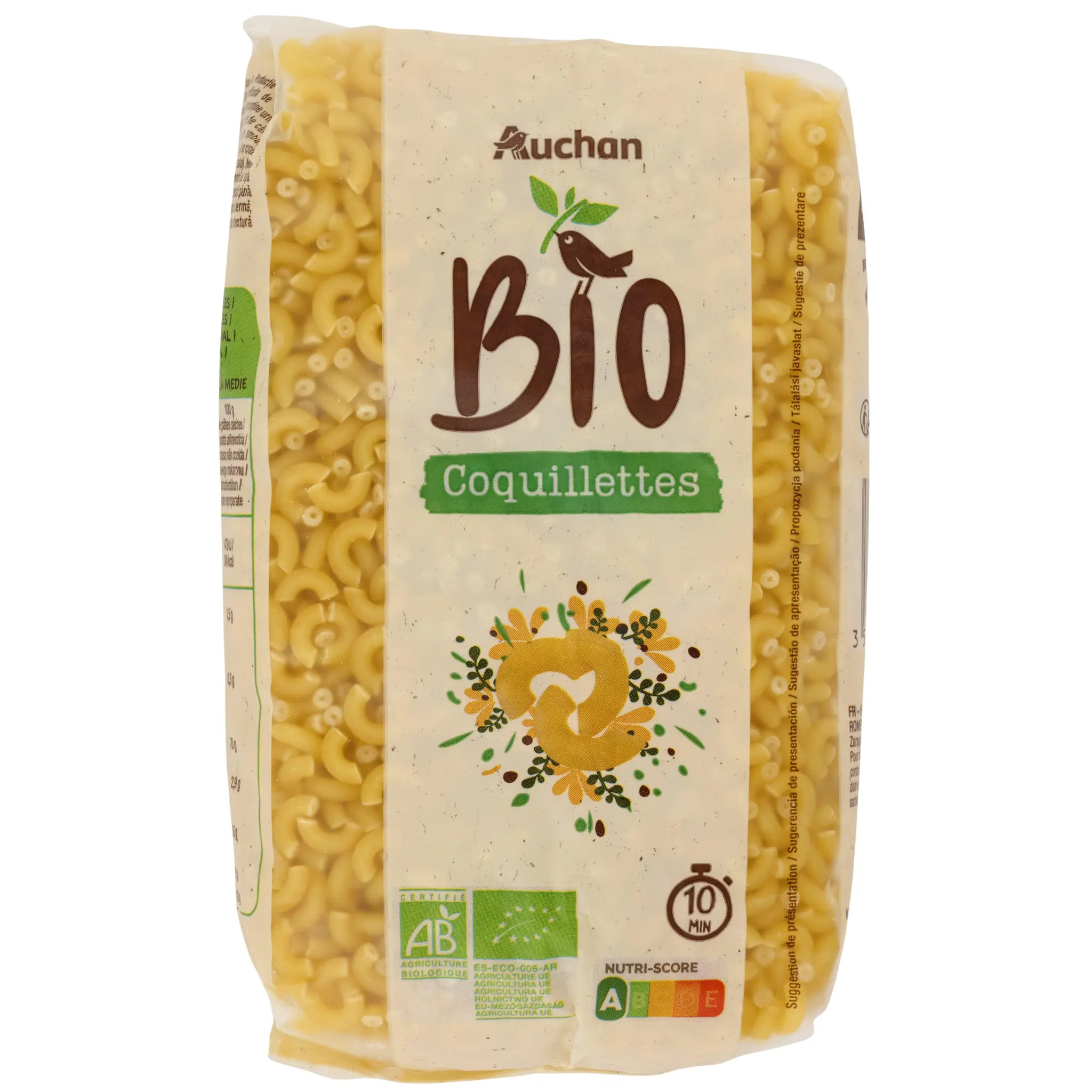 AUCHAN BIO Coquillettes bio