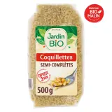 JARDIN BIO ETIC Coquillettes semi-complètes cuisson rapide 3min