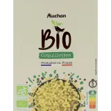 AUCHAN BIO CULTIVONS LE BON Pâtes coquillettes