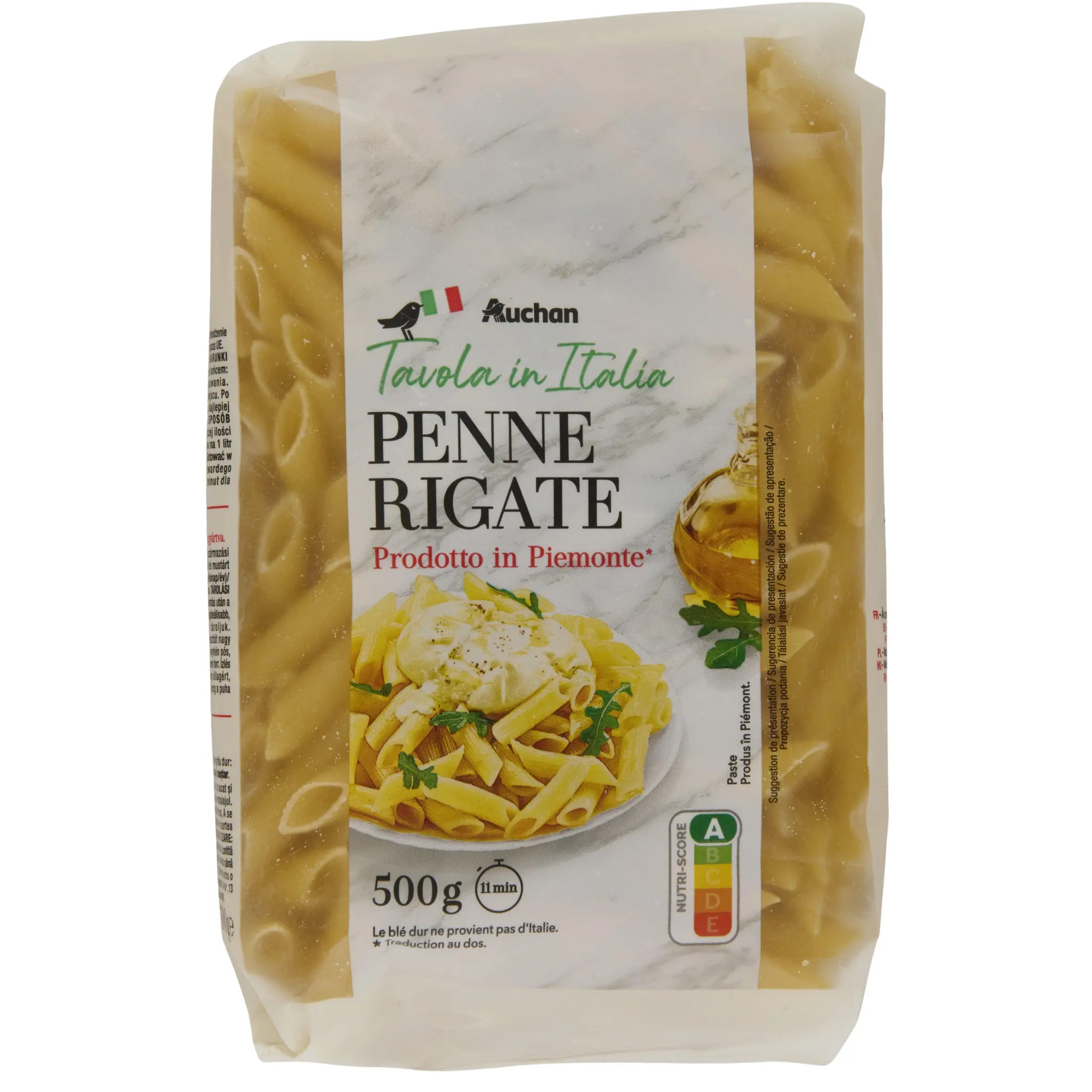 AUCHAN TAVOLA IN ITALIA Penne rigate