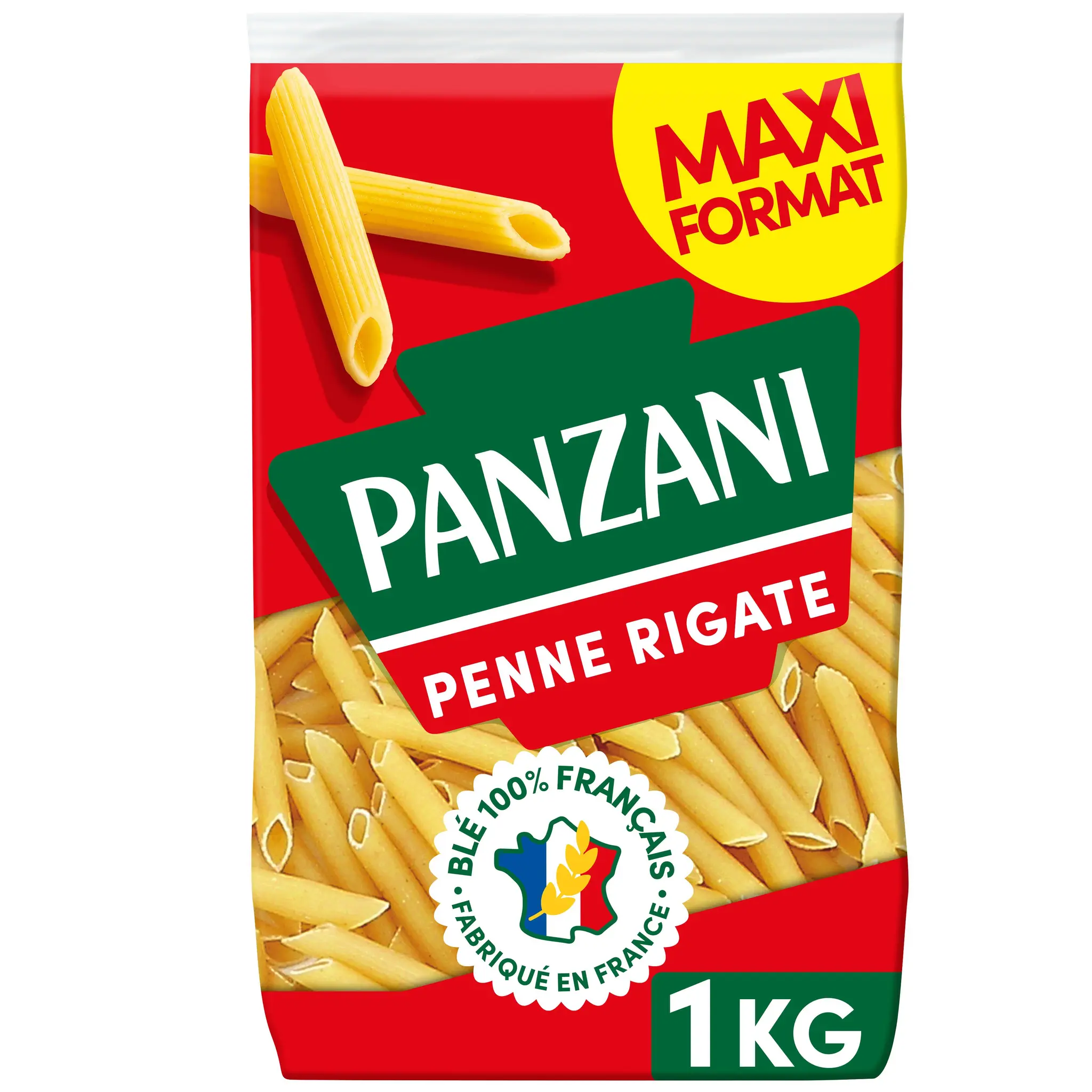 PANZANI Penne rigate blé français