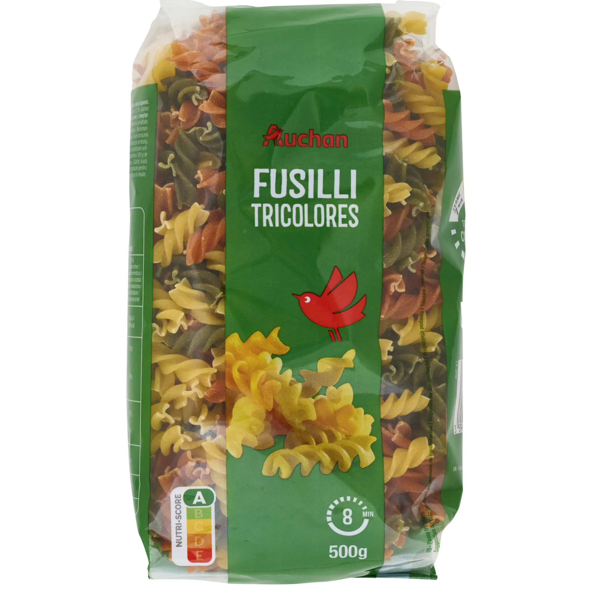 AUCHAN Fusilli tricolores