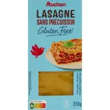 AUCHAN Lasagne sans précuisson sans gluten