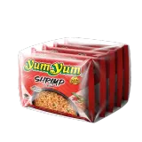 YUM YUM Nouilles asiatiques instantanées saveur crevette sachets