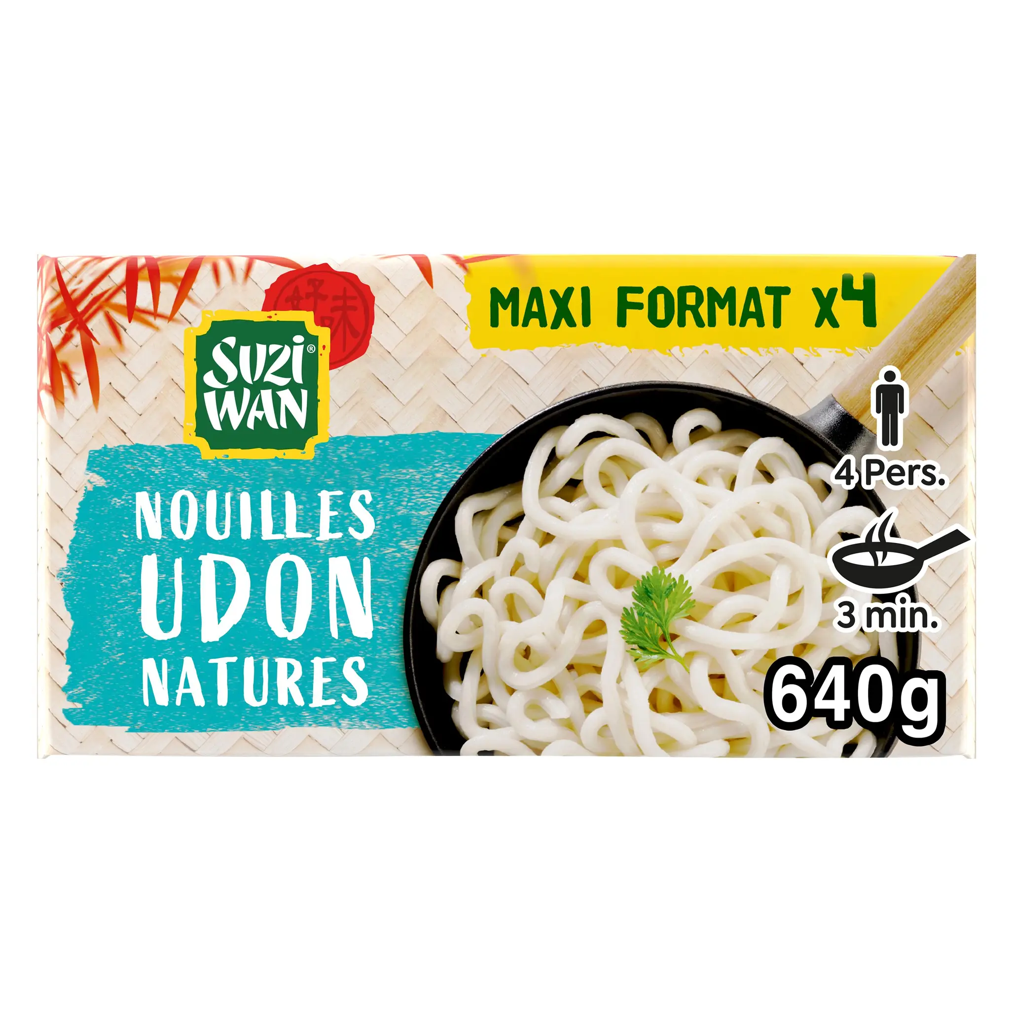 SUZI WAN Nouilles udon précuites natures
