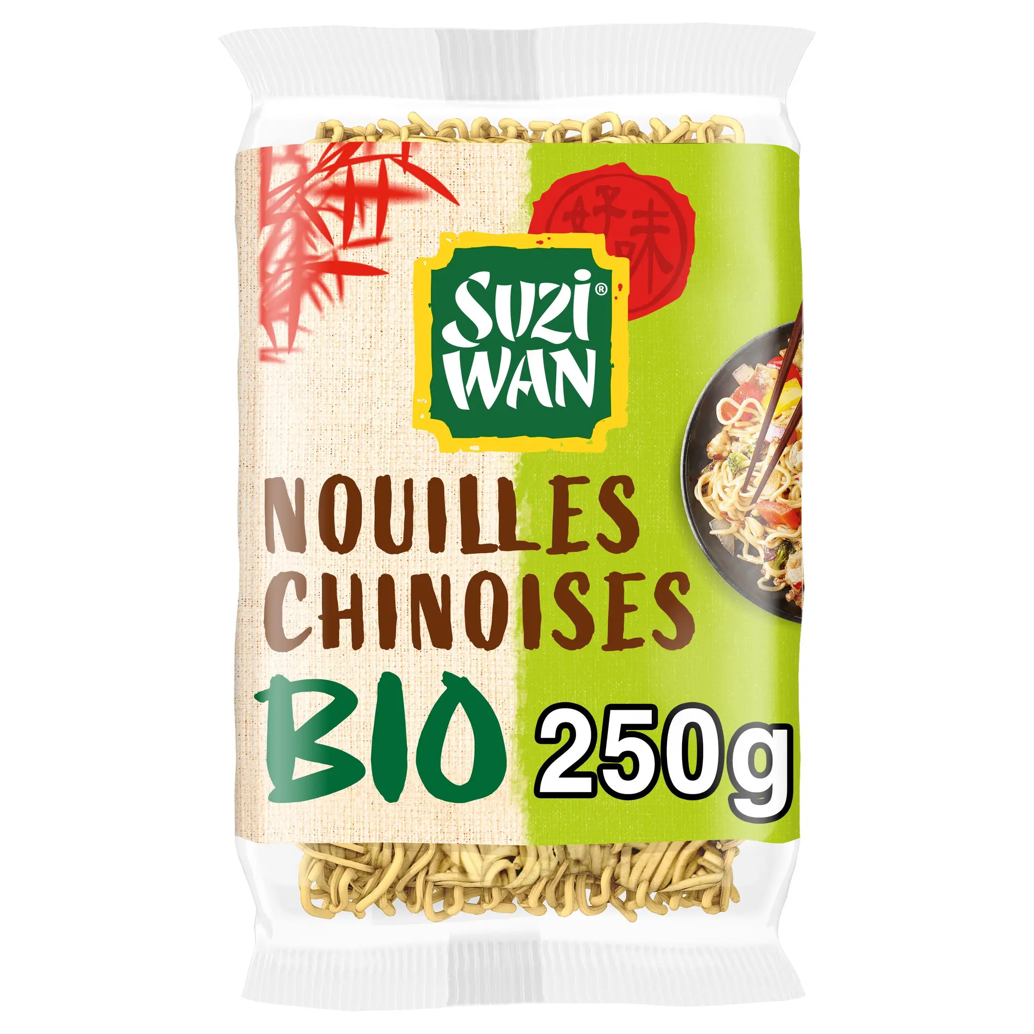 SUZI WAN Nouilles aux oeufs bio cuisson rapide 3 min