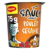 MAGGI Cup nouille instantanée japonaise saveur poulet sésame Saucy Noodles