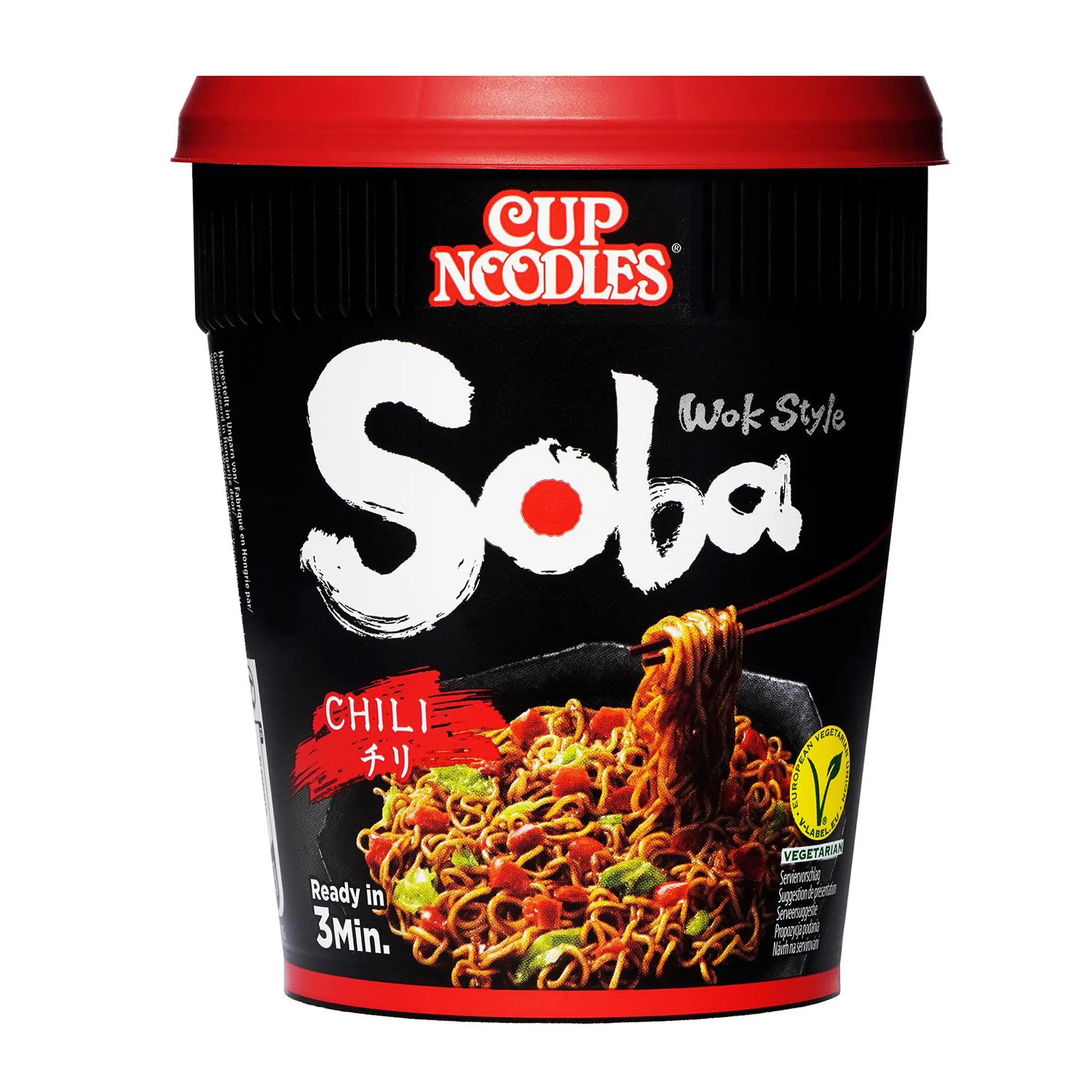 NISSIN Cup nouilles soba chili